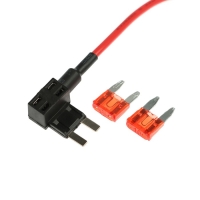 Удлинитель предохранителя, мини 10А, провод 15 см Удлинитель предохранителя, мини 10А, провод 15 см