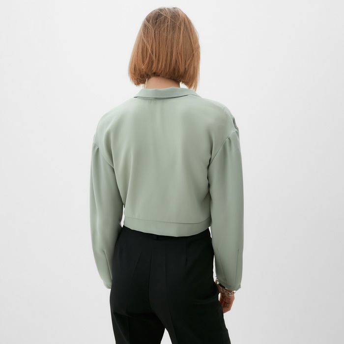 Жакет женский MINAKU: Green trend цвет зелёный, р-р 48 Жакет женский MINAKU: Green trend цвет зелёный, р-р 48