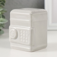 Копилка керамика "Стальной сейф" 6,2х5,5х8,8 см