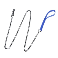 Поводок металлический, 120 см х 1,6 мм, черный Поводок металлический, 120 см х 1,6 мм, черный