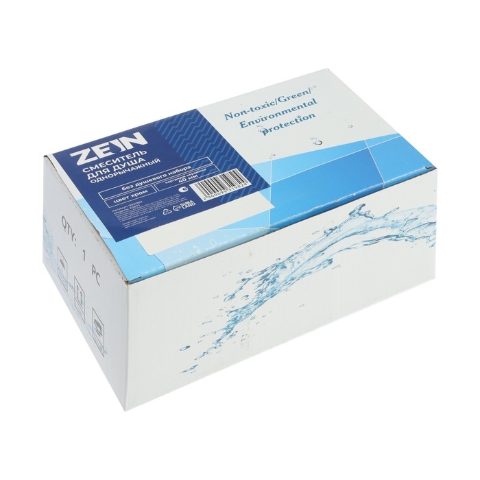 Смеситель для душа ZEIN Z3673, однорычажный, без душевого набора, ABS-пластик, хром Смеситель для душа ZEIN Z3673, однорычажный, без душевого набора, ABS-пластик, хром