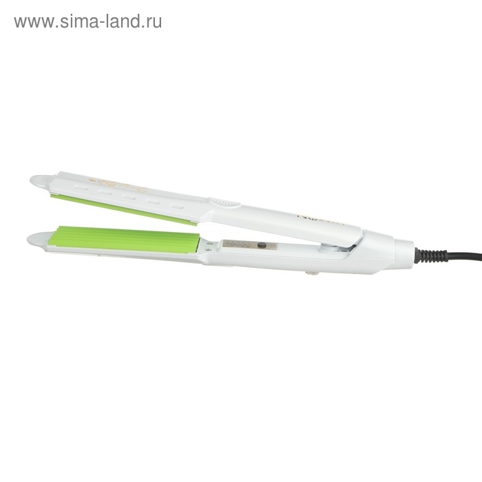 Щипцы-гофре Luazon LW-12, 35 Вт, керамическое покрытие, 40х110 мм, 210 &deg;C, белые