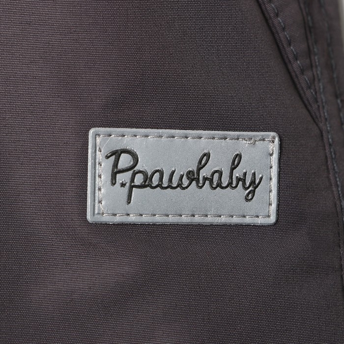 Полукомбинезон утеплённый для девочек, цвет серый, рост 104 см