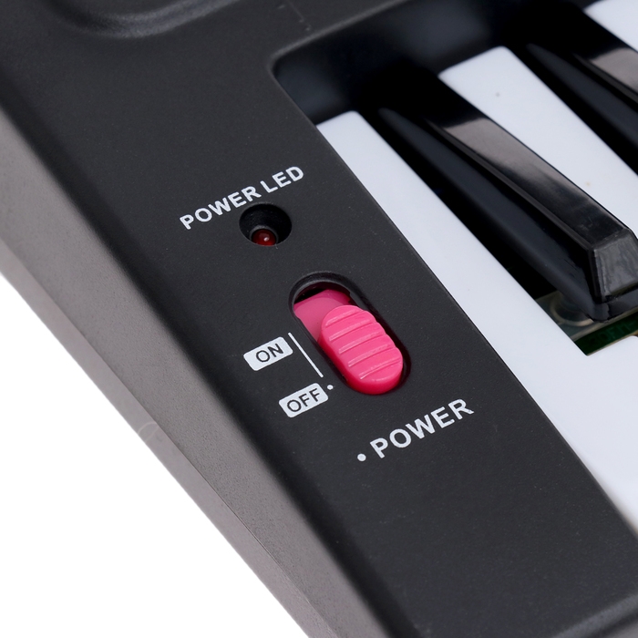 Синтезатор &laquo;Супер музыкант&raquo; с микрофоном, 37 клавиш, работает от сети и от батареек