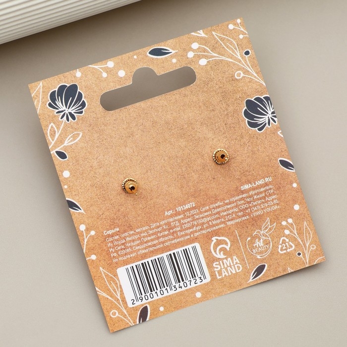 Серьги &laquo;Follow your dream&raquo;, 2.5 х 4 см