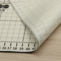 Армированный коврик для выпечки с разметкой KONFINETTA, силикон, 60&times;50 см, цвет чёрный