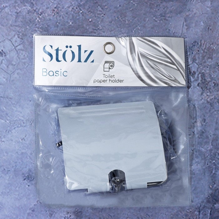 Держатель для туалетной бумаги с крышкой Штольц St&ouml;lz &laquo;Нео&raquo;