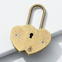 Замок свадебный с ключом &laquo;Бесконечность&raquo;.