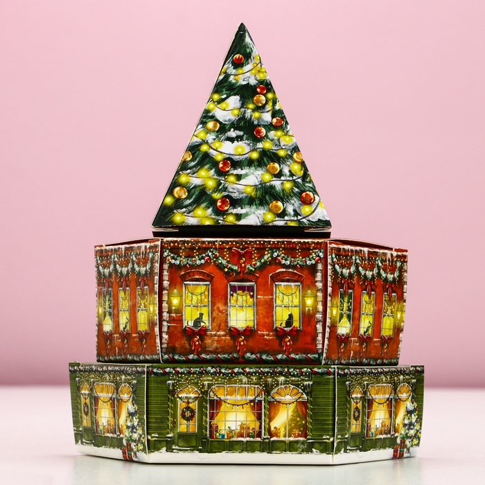 Подарочный набор косметики новогодний &laquo;Тепла и уюта!&raquo;, бомбочка для ванны 40 г и соль для ванны 350 г, Новый Год