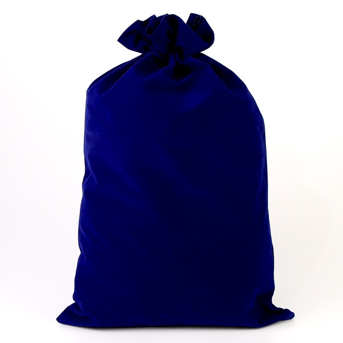 Подарочный мешок &laquo;Подарок от Деда Мороза&raquo;, 60 х 40см, синий бархат