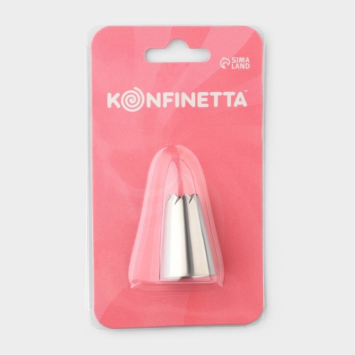 Насадка кондитерская KONFINETTA, d=2,1 см, № 108