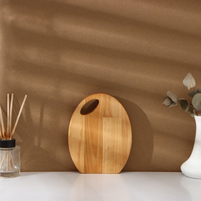 Набор разделочных досок на подставке Adelica, 3 шт: 30&times;24, 22,5&times;18, 19&times;15 см, пропитаны минеральным маслом, берёза