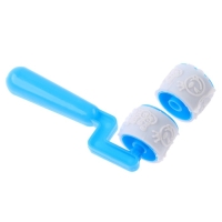 Печать цветная &laquo;Зверята&raquo; , набор 3 шт., ролик-печать с 2 насадками, штемпельная подушка