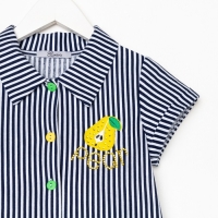 Платье для девочки, цвет синий/белый, рост 98 см Платье для девочки, цвет синий/белый, рост 98 см