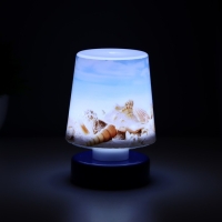 Ночник "Морской пляж" LED от батареек 3хААА 7,5х7,5х11 см RISALUX Ночник "Морской пляж" LED от батареек 3хААА 7,5х7,5х11 см RISALUX