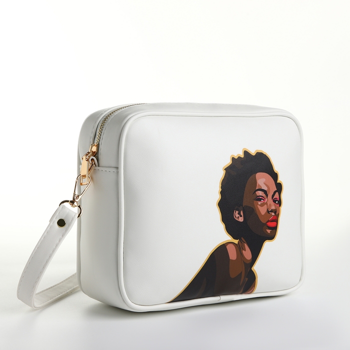 Сумка женская через плечо TEXTURA, маленького размера, цвет белый