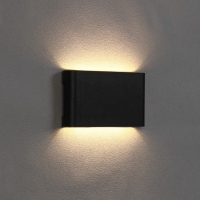 Светильник фасадный &laquo;Гловер&raquo;, FSD-085, 10 Вт, 3000К, IP65, 220 В, пластик, черный