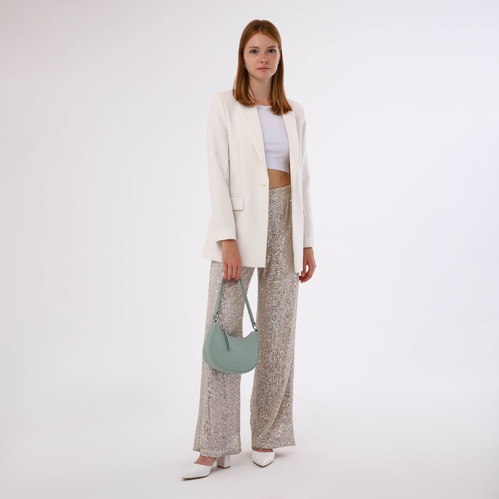 Сумка женская на молнии, цвет мятный Сумка женская на молнии, цвет мятный