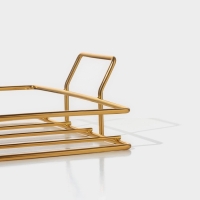 Менажница стеклянная Magistro &laquo;Званый прием&raquo;, 4 секции, 250 мл, 22,5&times;19&times;6 см