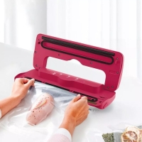 Вакууматор Kitfort KT-1536-1, 120 Вт, л/мин, бело-красный