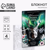 Блокнот раскраска А5 &laquo;Север&raquo;