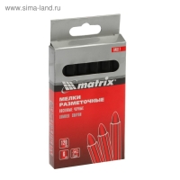 Мелки разметочные MATRIX, 120 мм, восковые, черные, в упаковке 6шт. Мелки разметочные MATRIX, 120 мм, восковые, черные, в упаковке 6шт.