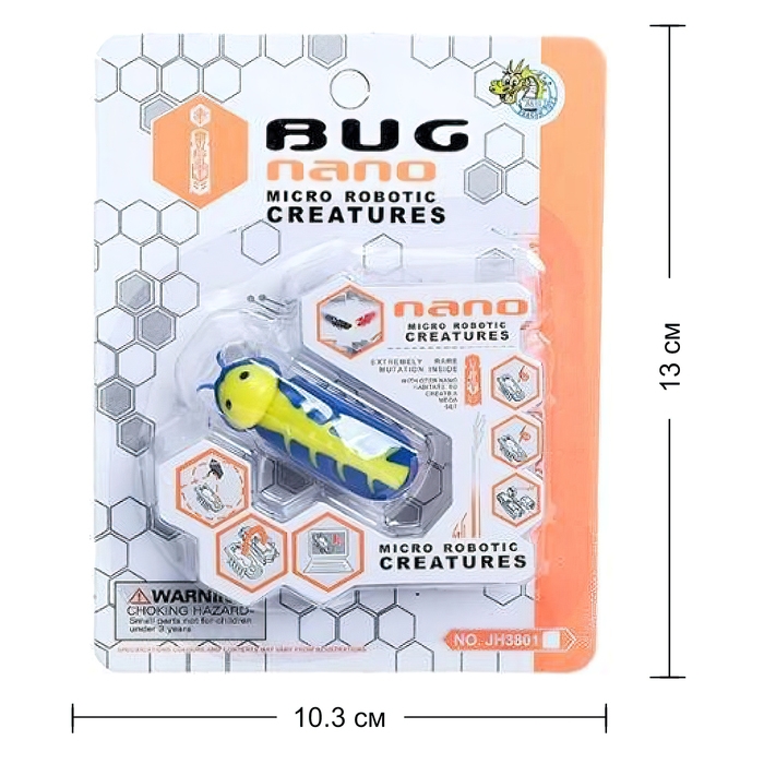 Жучок «Робот-жук», работает от батареек, МИКС Жучок «Робот-жук», работает от батареек, МИКС