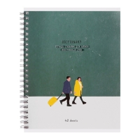 Тетрадь-словарик для записи иностранных слов А5, 48 листов на гребне Location, обложка мелованный картон, блок офсет 65 г/м2, МИКС Тетрадь-словарик для записи иностранных слов А5, 48 листов на гребне Location, обложка мелованный картон, блок офсет 65 г/м2, МИКС