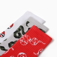 Подарочный набор термос и носки 3 пары KAFTAN Snake, р.36-39