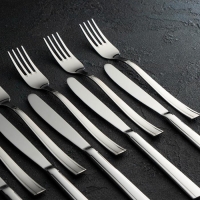 Набор столовый &laquo;Торжество&raquo;, 24 предмета, толщина 2 мм, сувенирная коробка, цвет серебряный