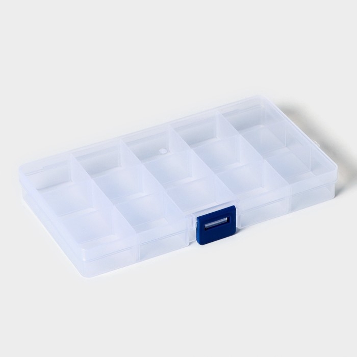 Органайзер для хранения RICCO, со съёмными ячейками, 15 ячеек, 17,5&times;10&times;2,2 см, цвет МИКС