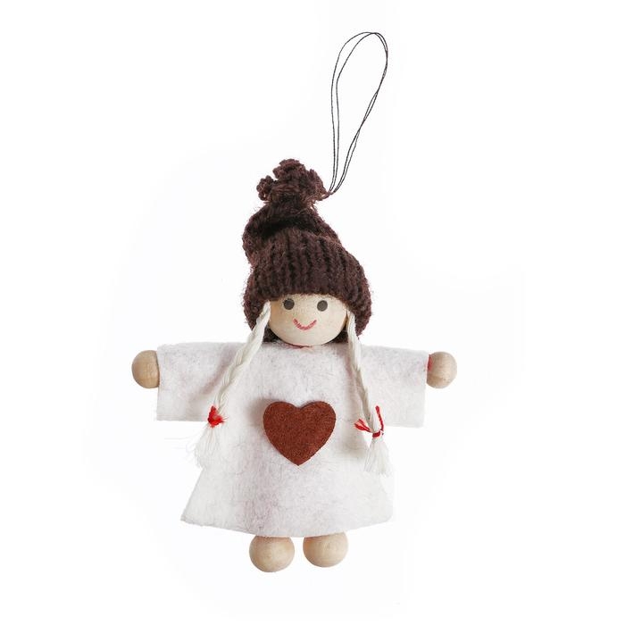 Игрушка - подвеска &laquo;Девочка с косичками&raquo;, МИКС