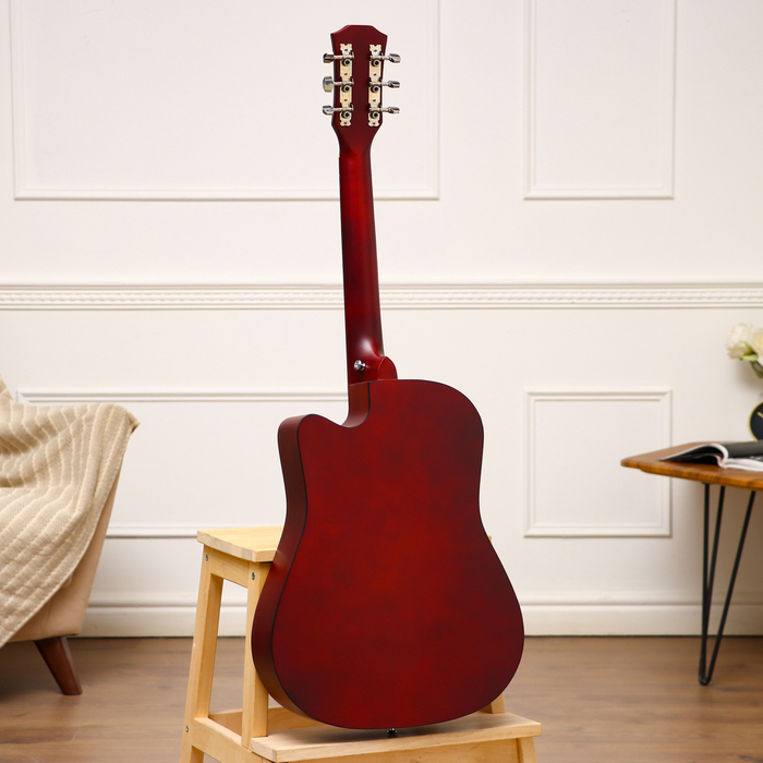 Гитара акустическая Music Life QD-H38Q-J, бежевая, 97 см с вырезом Гитара акустическая Music Life QD-H38Q-J, бежевая, 97 см с вырезом