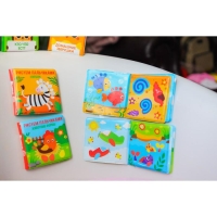 Книжка - игрушка для ванны &laquo;Рисуем пальчиками: окружающий мир&raquo;, водная раскраска, Крошка Я