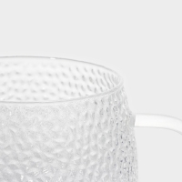 Кружка стеклянная для заваривания Magistro &laquo;Сара&raquo; с крышкой, 360 мл, 12&times;9&times;10,1 см, сито