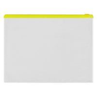 Набор папка-конверт на молнии 12 штук, формат А4 120мкр прозрачная, размер молнии 33 х 23,7см