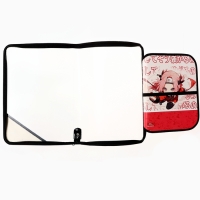 Папка для труда А4, 325 х 230 х 25 мм, молния вокруг, откидная планка, пластиковая, ПТР-1, Calligrata "Аниме сакура" Папка для труда А4, 325 х 230 х 25 мм, молния вокруг, откидная планка, пластиковая, ПТР-1, Calligrata "Аниме сакура"