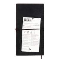 Еженедельник датир 2025г 175х95мм мягк обл иск кож 64л ESCALADA, бл тис, бл 70 г/м&sup2;,чёрный