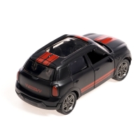 Машина &laquo;Ночные гонки&raquo;, металлическая, инерция, открываются двери, световые и звуковые эффекты, 1:32, цвет чёрный