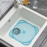 Решётка в раковину, 31,5&times;31,5 см, универсальная, цвет МИКС