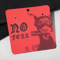 Серьги акрил &laquo;Крестики&raquo;, цвет чёрный в серебре