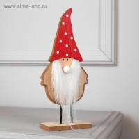 Светодиодная фигура «Дед Мороз» 9 × 25 × 6 см, дерево, батарейки CR2032 (в комплекте), свечение тёплое белое Светодиодная фигура «Дед Мороз» 9 × 25 × 6 см, дерево, батарейки CR2032 (в комплекте), свечение тёплое белое