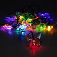 Гирлянда садовая Эра на солнечной батарее «Бабочки» LED, IP54 Гирлянда садовая Эра на солнечной батарее «Бабочки» LED, IP54