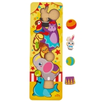 Головоломка логическая &laquo;Животные в цирке&raquo; 30х10 см