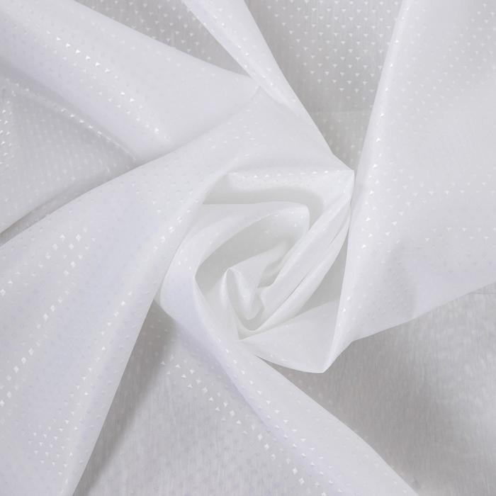 Штора для ванны Доляна &laquo;Орион&raquo;, 180&times;180 см, цвет белый