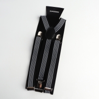 Подтяжки взрослые, ширина 2.5 см, цвет чёрный Подтяжки взрослые, ширина 2.5 см, цвет чёрный