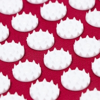 Аппликатор Кузнецова комплект на мягкой подложке, 144 колючки, спантекс, бордовый, 260х560 мм + валик 140*230 Аппликатор Кузнецова комплект на мягкой подложке, 144 колючки, спантекс, бордовый, 260х560 мм + валик 140*230