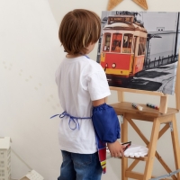 Фартук с нарукавниками детский &laquo;Команда Мстители&raquo;, 49х39 см