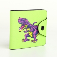 Кошелёк на кнопке, цвет зелёный