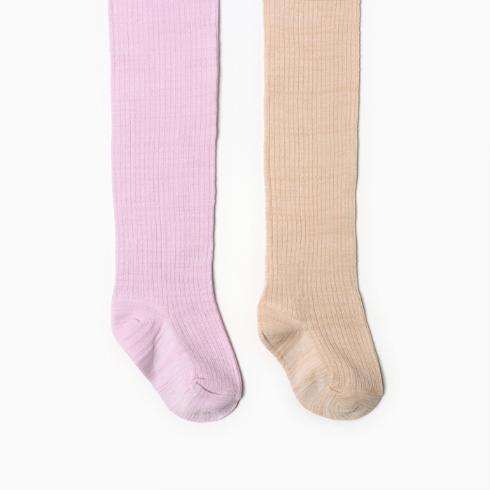 Набор колготок Крошка Я BASIC LINE, рост 86 - 92 см, беж/сирен Набор колготок Крошка Я BASIC LINE, рост 86 - 92 см, беж/сирен